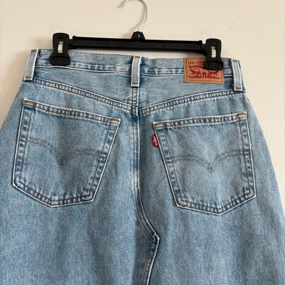 NWOT Levi's® Premium LONG ICON SKIRT Light Wash Blue Denim Women’s Jean Skirt. - Picture 10 of 16